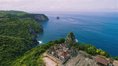 Traditional Temple Pura Nusa Penida Island Stock Footage Video (100% ...