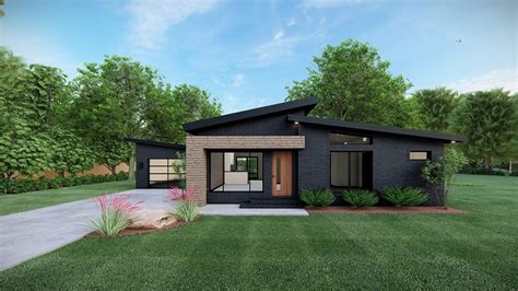 Contemporary Style House Plan - 3 Beds 2 Baths 1131 Sq/Ft Plan #923-166 ...