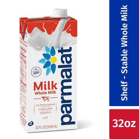 Parmalat Shelf Stable UHT Whole Milk 1 Qt - Walmart.com - Walmart.com