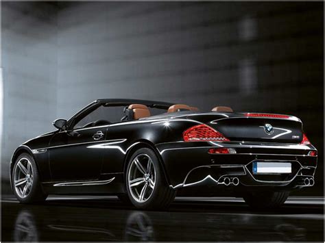 Sports Cars: BMW M6 convertible black wallpaper