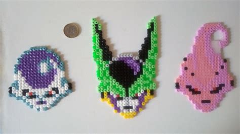 Dragon Ball Z Cell Freezer et Boo portrait Perler Hama / Pixel Art | eBay