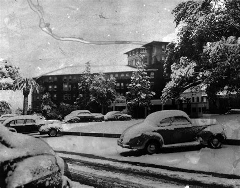 Los Angeles Snowfall of 1949: Rare Historical Photos Show LA Blanketed ...