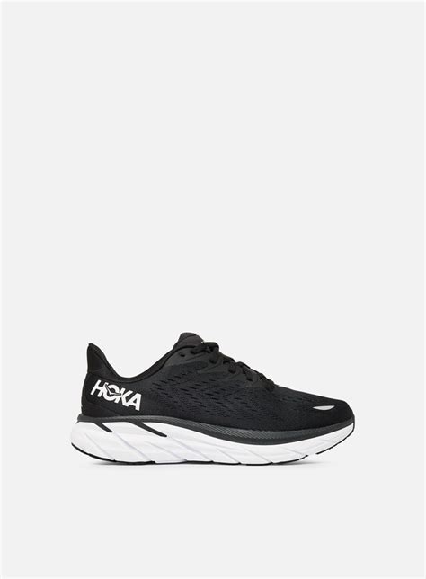 Hoka Clifton 8 Black/White Men's