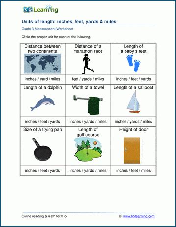 Grade 3 Measurement Worksheets - free & printable | K5 Learning