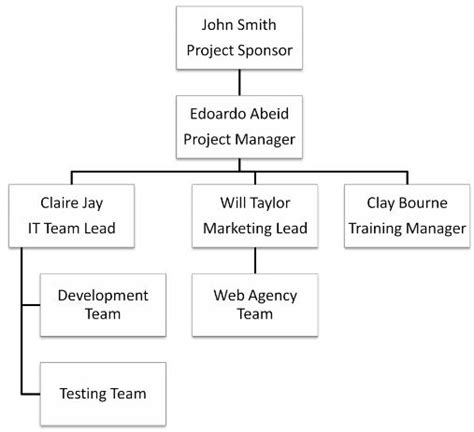 Project Site Organization Chart