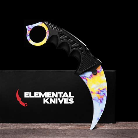 Real Case Hardened Karambit - Elemental Knives