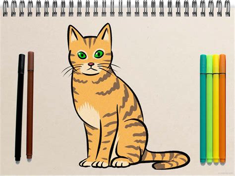 How To Draw A Cat Step By Step