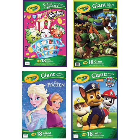 Crayola Giant Coloring Pages Assortment, 24 Count - Walmart.com ...