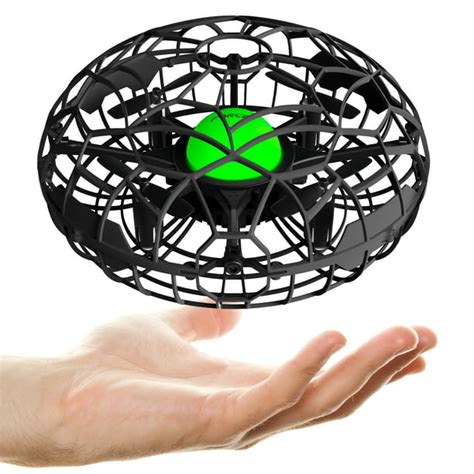 Force1 Scoot XL Hand Drone for Kids, Indoor UFO Flying Toy Drone (Black ...