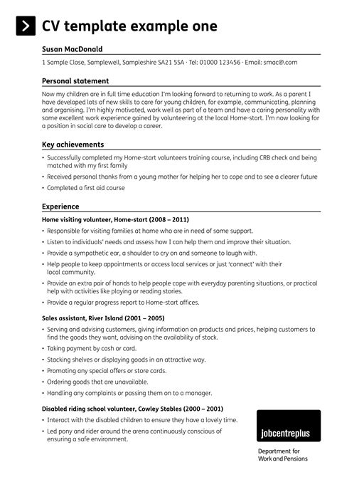 Cv Resume Profile Summary Sample - Good Resume Examples