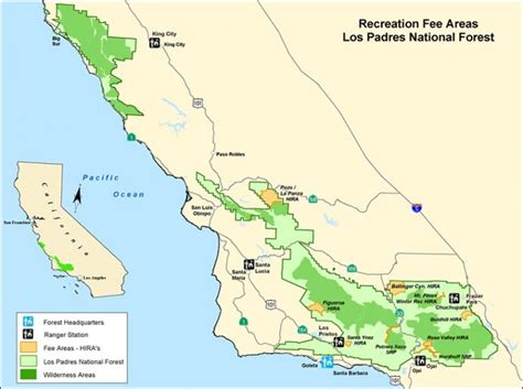 map of forest areas los padres - A-Town Daily News – Atascadero News Leader