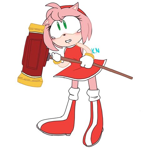 Scared Amy rose by ParkJiminie2001 on DeviantArt