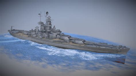 Battleship USS Iowa 3D Model | ubicaciondepersonas.cdmx.gob.mx