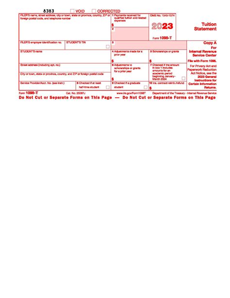 1098 T Form 2023 - Printable Forms Free Online