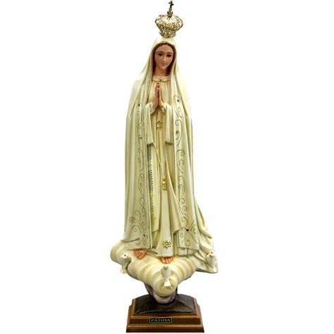 24 Inch 61 Cm Our Lady Of Fatima Statue Virgin Mary Religious Statue ...