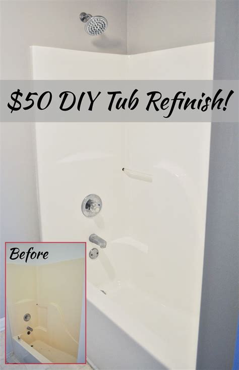 Easy way to refinish your bathtub and make it look new for just $50 ...