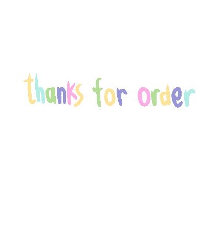 Order Thank You Sticker