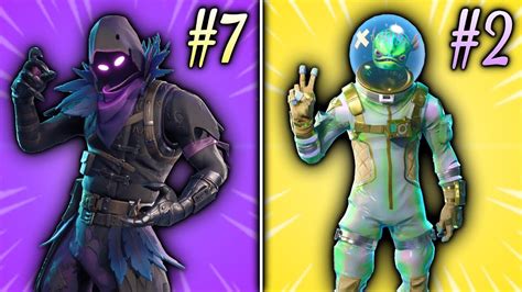 TOP 10 BEST SKINS IN FORTNITE 2019!! (NEW) - YouTube