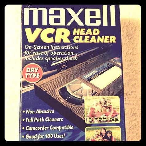 Maxwell VCR Head-Cleaning Tape