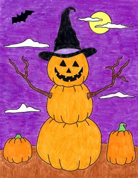 Art Hub For Kids How To Draw A Pumpkin - Kids, learn how to draw the ...