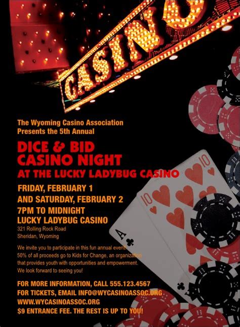 Casino Night Invitation