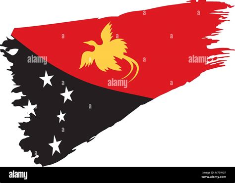 Papua New Guinea flag, vector Stock Vector Image & Art - Alamy