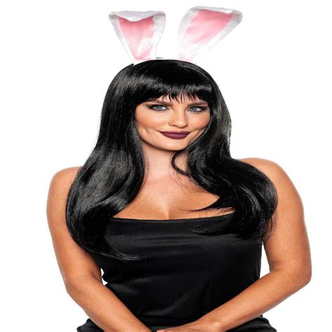 White Bunny Ears & Tail Set Adult Costume | Oriental Trading