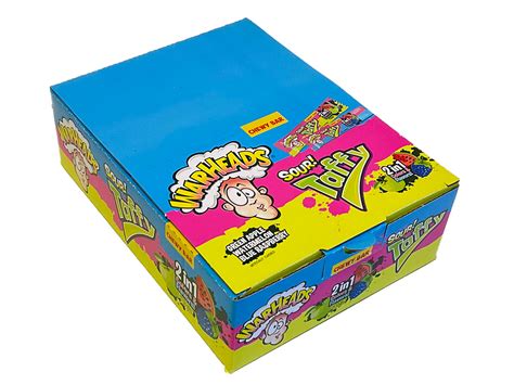 Warheads Sour Taffy - 1.49 oz bar | OldTimeCandy.com