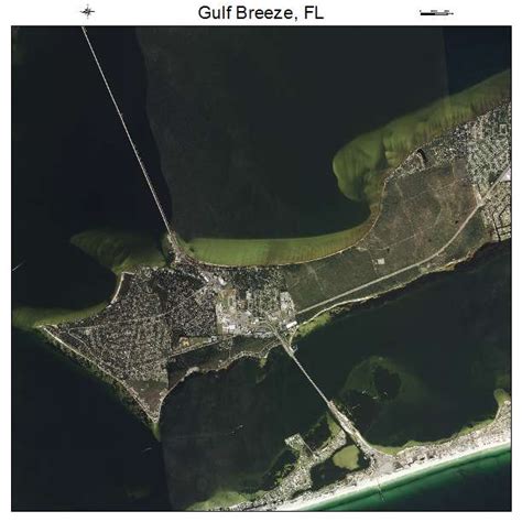 Aerial Photography Map of Gulf Breeze, FL Florida