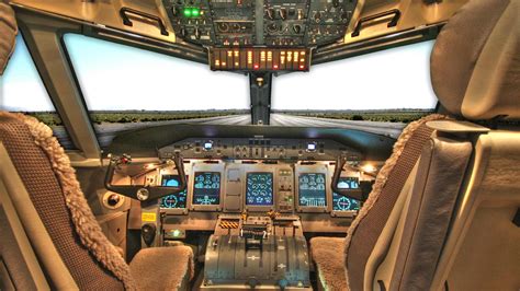 Airplane cockpit zoom background - download free virtual backgrounds