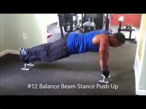 16 New Push Up Bar Exercises - Killer Chest in 60 Days - YouTube