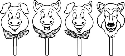 Free Printable Three Little Pigs Cut Out - Printable Word Searches