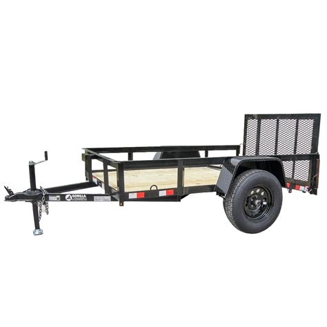 6x12 Utility Trailer With Ramp Tandem Axle Leonard USA, 57% OFF