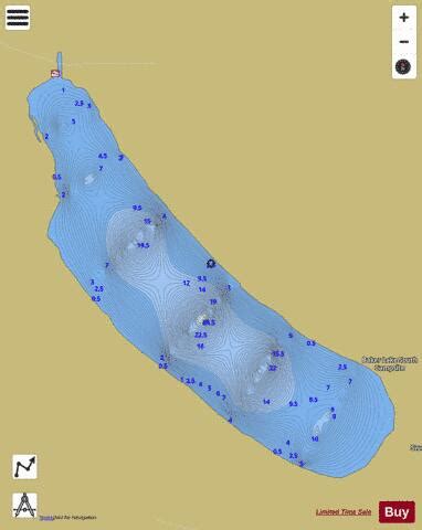 Baker Lake Fishing Map | Nautical Charts App