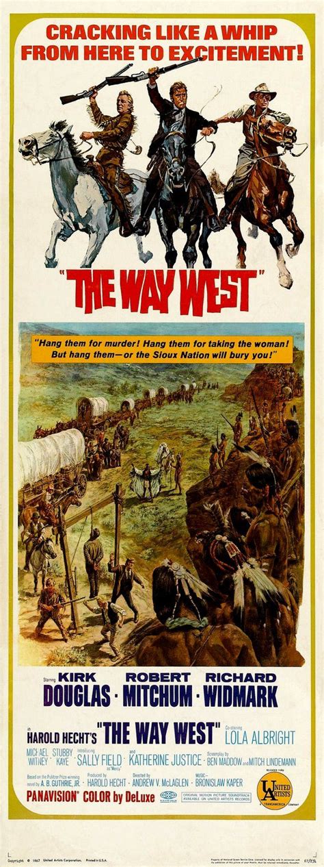 THE WAY WEST (1967) | Movie posters, Best movie posters, Movie posters ...