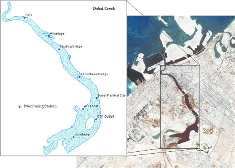 Dubai Creek Map