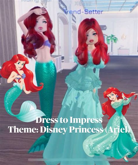 Dress to Impress Theme: Disney Princess (Ariel) in 2024 | Dress to ...