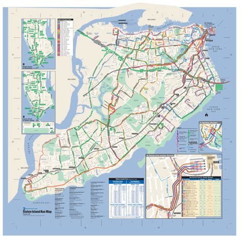 Staten Island Bus Map