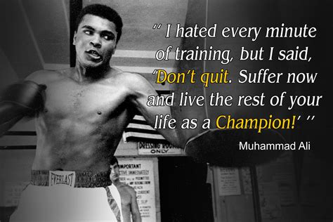 Muhammad Ali Poster Quote Boxing Sports Quotes Posters Decorations ...