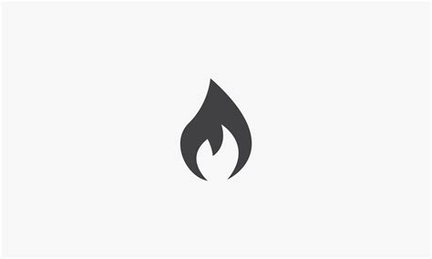 simple fire vector illustration. isolated on white background. 4641047 ...