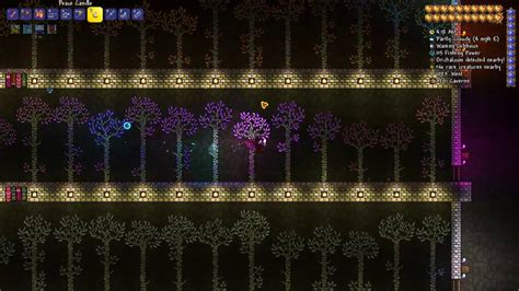 My Terraria 1.4 Gem Tree Farm - YouTube