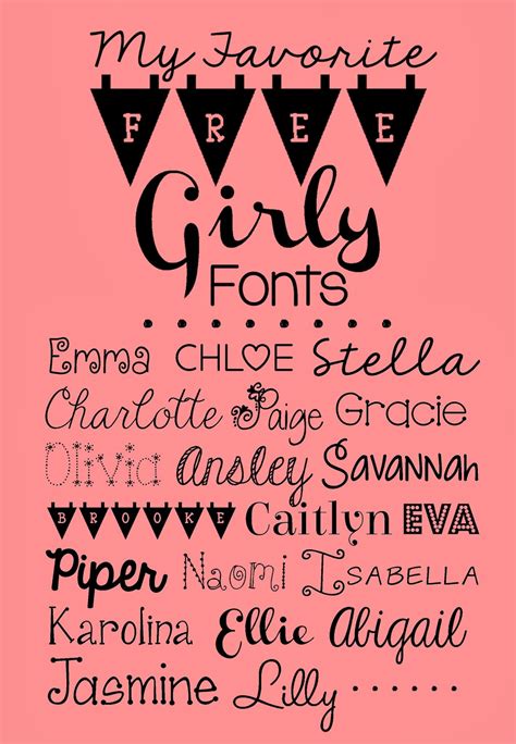 Sweet Leigh Mama - Atlanta Mommy Blog: My Favorite FREE Girly Fonts ...