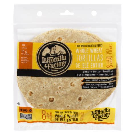 La Tortilla Factory - Whole Wheat Tortillas - Save-On-Foods