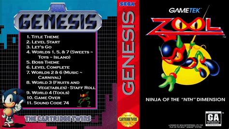 Zool: Ninja of the "Nth" Dimension - Sega Genesis OST - YouTube