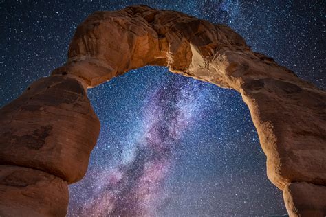 Arches National Park, Delicate Arch and Milky Way by alierturk on ...