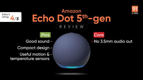 Amazon Echo Dot 5th-generation review: the smarter smart speaker ...