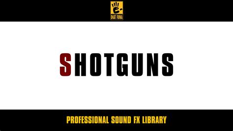 MODERN WEAPONS - Shotguns SFX in Sound Effects - UE Marketplace