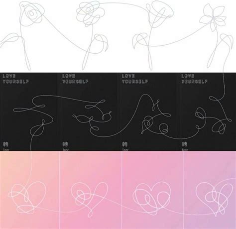 Love Yourself Album Covers - BTS 101