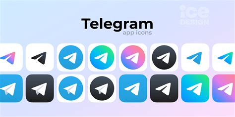 Telegram App Icons | Figma