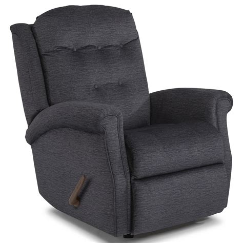 Flexsteel Minnie Transitional Manual Rocking Recliner with Tufted Back ...